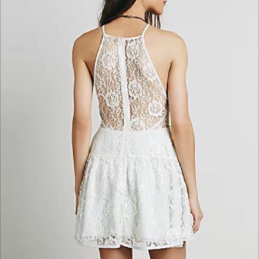 NWT! Free People White Lace Dress